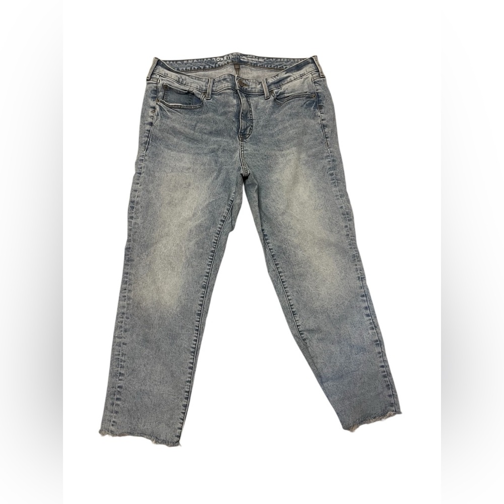 torrid Light Wash Vintage Stretch Boyfriend Jeans